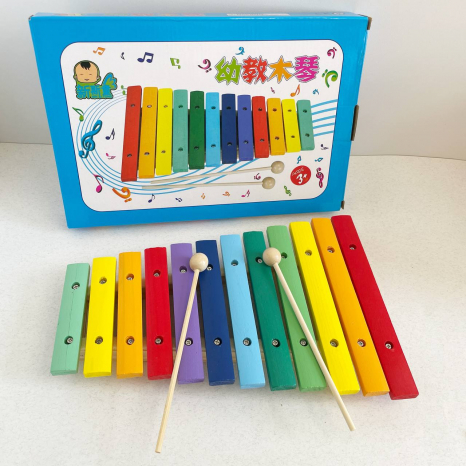 Дерев'яні музичні інструменти Ксилофон, 12 тонів