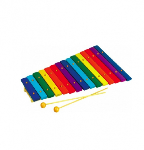 Дерев'яні музичні інструменти Ксилофон, 15 тонів