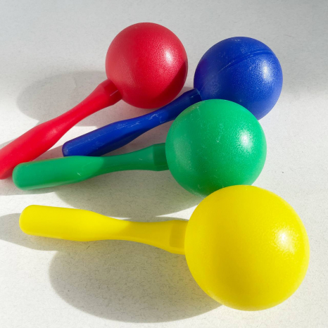 Маракас  круглий  великий (пластик) 20см