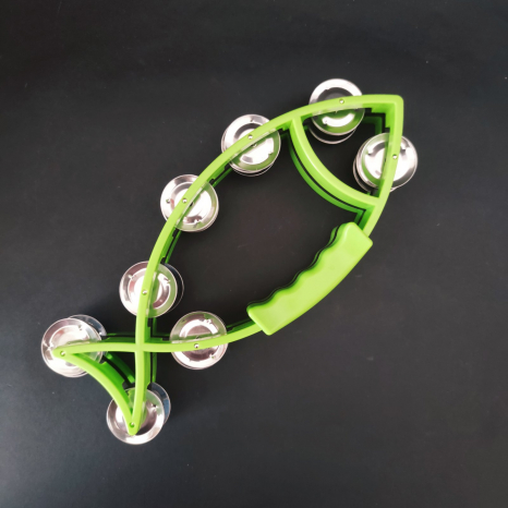 Дитячий музичний інструмент Тамбурін Рибка (бубон)