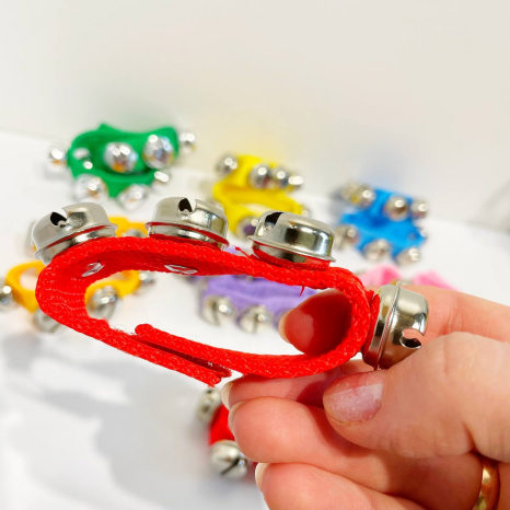 Музична іграшка Браслет з бубонцями 2 шт в наборі