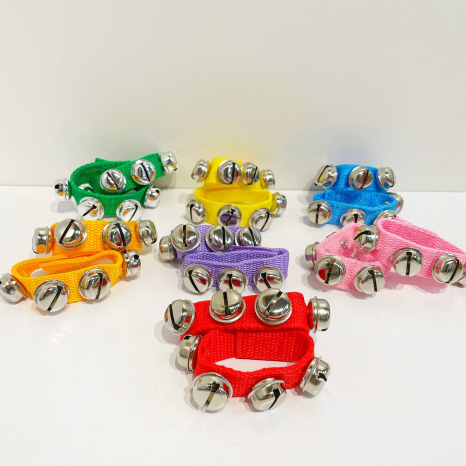 Музична іграшка Браслет з бубонцями 2 шт в наборі