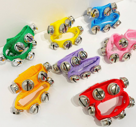 Музична іграшка Браслет з бубонцями 2 шт в наборі