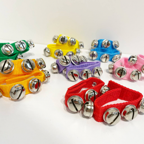 Музична іграшка Браслет з бубонцями 2 шт в наборі