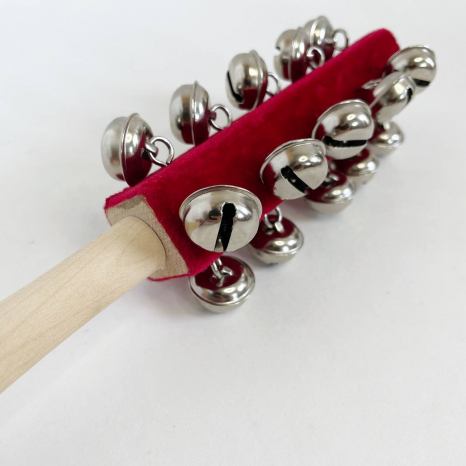 Дерев'яні бубенці на ручці 26 см Д322у-А