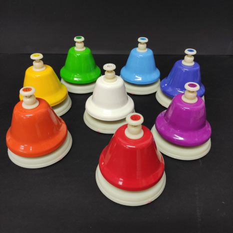 Дзвіночки музичні кольорові діатонічні Д448уа-8