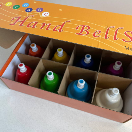 Дзвіночки музичні кольорові діатонічні Д448уа-8