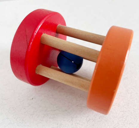 Шумелка дерев'яна фарбована