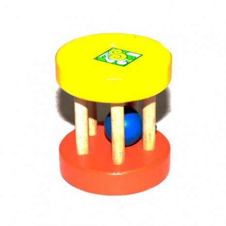 Шумелка дерев'яна фарбована