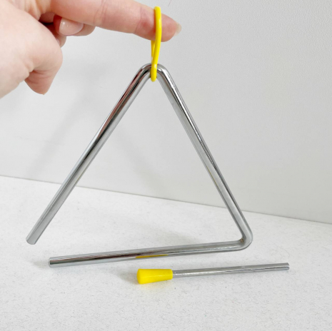 Металевий музичний трикутник 6 дюймов