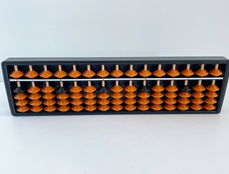 Дитяча рахівниця для вивчення ментальної арифметики – Абакус, Соробан, Soroban (15 рядів)