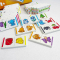 Дитяча дерев'яна гра Доміно кольори Logosvit