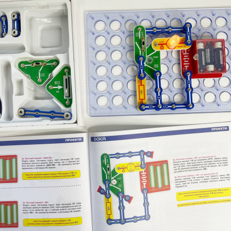 Конструктор электронный DOKA "118 СХЕМ"