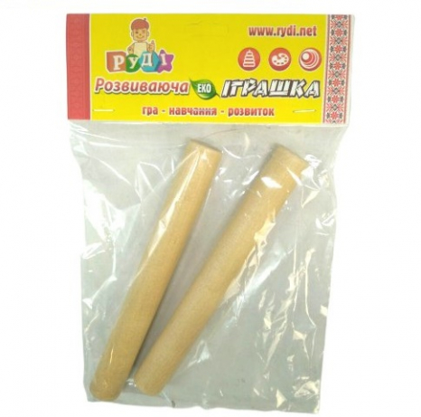 Пара деревянных клавес (claves) малых