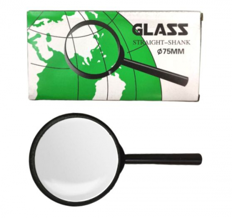 Збільшувальне скло шкільне (лупа), діаметр 75мм