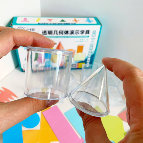 Макет геометричних фігур з розгорткою 12 шт