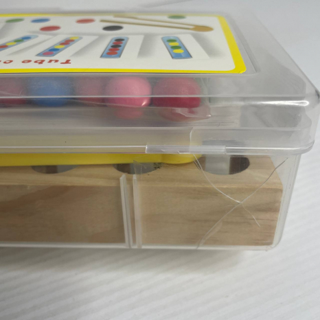 УЦІНКА!!! Дитячий навчальний набір для сортування з картками, кульками, пінцетами