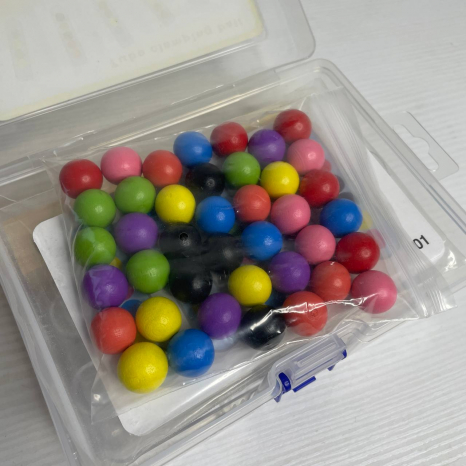 УЦІНКА!!! Дитячий навчальний набір для сортування з картками, кульками, пінцетами