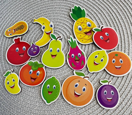 Набор деревянных фигурок фруктов SP