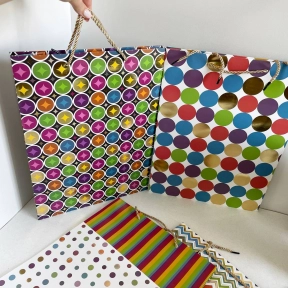 Подарунковий паперовий пакет 32*42.5*11.5см, 1834L