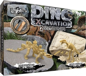 Набор для проведения раскопок Динозавры (стегозавр, тираннозавр) Danko toys