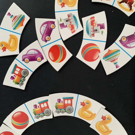 Дитяче доміно Іграшки EuroToys, 21 елемент