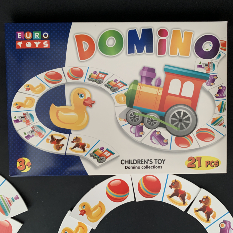 Дитяче доміно Іграшки EuroToys, 21 елемент