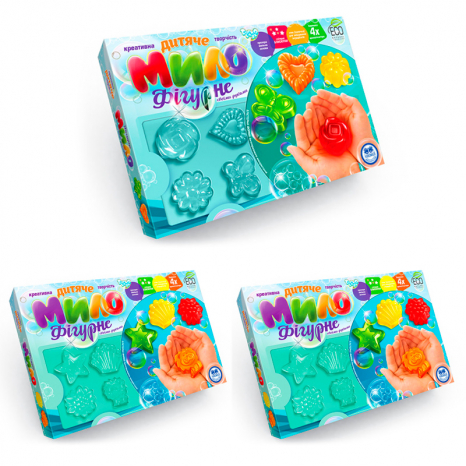 Набір креативної творчості "Дитяче фігурне мило" (менший) DankoToys