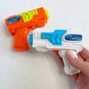 Водяной мини-пистолет 11 см оранжевый/белый Aqua Quest