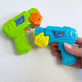 Водяний міні-пістолет 11 см синій/зелений Aqua Quest