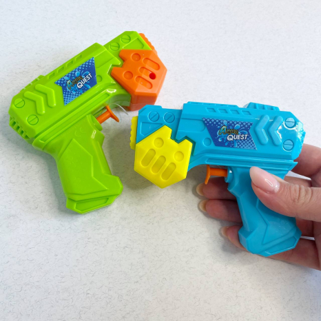 Водяной мини-пистолет 11 см синий/зеленый Aqua Quest