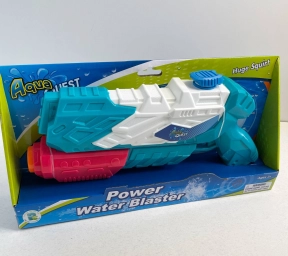 Водяной пистолет 32 см зелено-оранжевый Aqua Quest