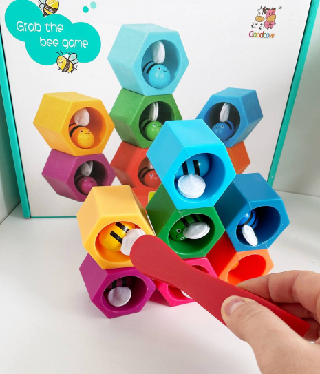 Дитяча іграшка - сортер "Бджілки" (соти). 2305-48