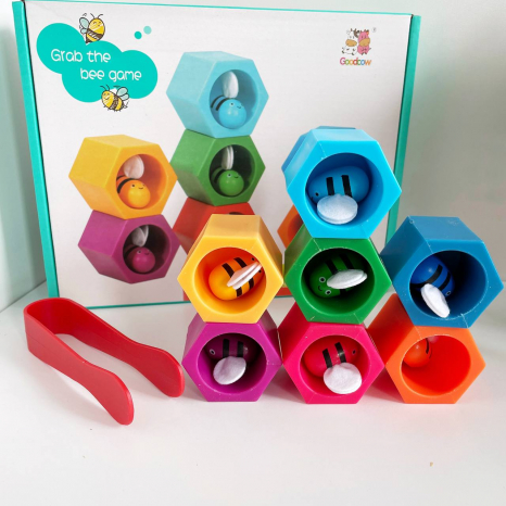Дитяча іграшка - сортер "Бджілки" (соти). 2305-48