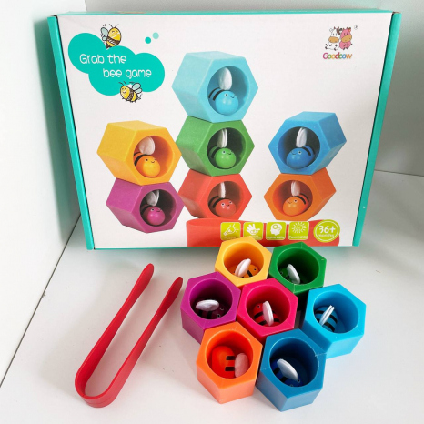 Дитяча іграшка - сортер "Бджілки" (соти). 2305-48