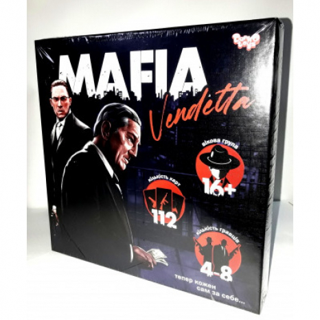 Розважальна гра MAFIA Vendetta укр DankoToys ДТ-БИ-07-71