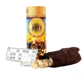 Лото велике дерев'яні бочечки "Козацьке лото" в тубусі Danko Toys