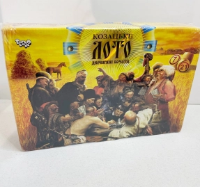 УЦІНКА! Лото велике дерев'яні бочечки  "Козацьке лото" Danko Toys