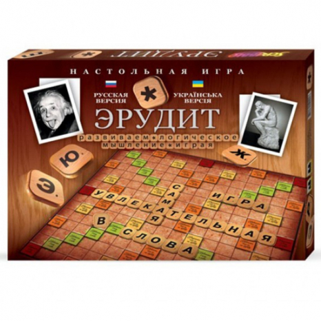 Настольная игра - викторина Эрудит / гра Ерудит (двомовна) DankoToys DT G4-UA