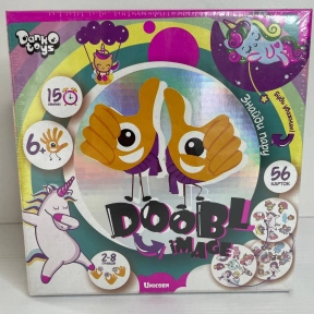 Настільна розважальна гра "DOOBL IMAGE" Єдинороги DBL-01-01U ДАНКО ТОЙС