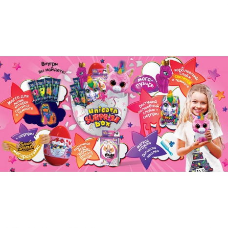 Креативна творчість "Unicorn Surprise Box" укр ДТ-ОО-09273 Danko Toys