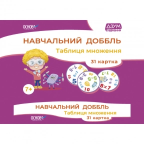 Навчальний Доббль Таблиця множення