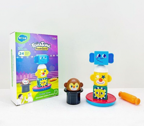 Магнітна гра E 7981 "Hola", арена цирку, 8 магнітів, 24 види складання гри