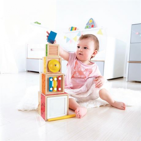 Набір дерев'яних музичних інструментів Мініоркестр 5 в 1 Hape E0336