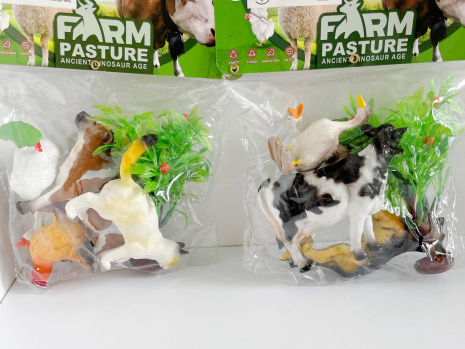 Ігровий набір Фігурки тварин Ферма E068-1/2/4 (4 фігурки в 1 наборі)