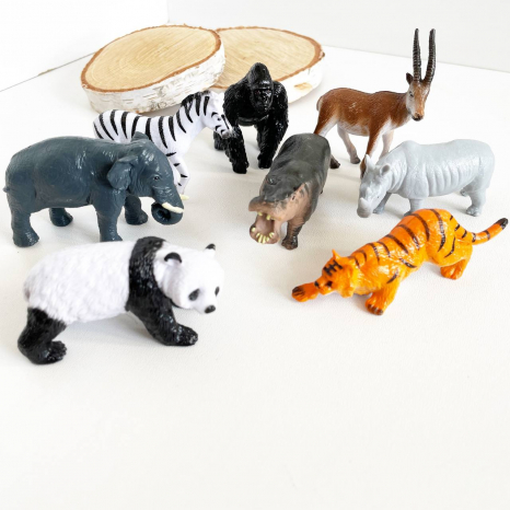 Набір тварини (фігурки тварин) дикі тварини E095-2 8 шт в наборі