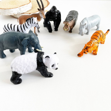 Набір тварини (фігурки тварин) дикі тварини E095-2 8 шт в наборі