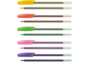 Ручка масляна ECONOMIX COLIBRI сині E10237