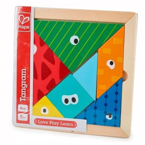 Деревянный танграм игра-головоломка Hape E1630