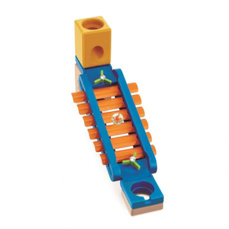 Дерев'яний конструктор з кульками марблс Ксилофон Hape Quadrilla E6022